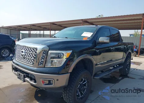 2019 Nissan Titan Platinum Reserve from USA, damaged, VIN 1N6AA1E5XKN530748